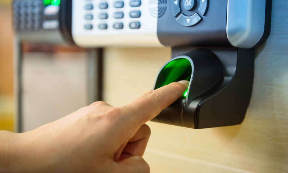Access control sử dụng vân tay