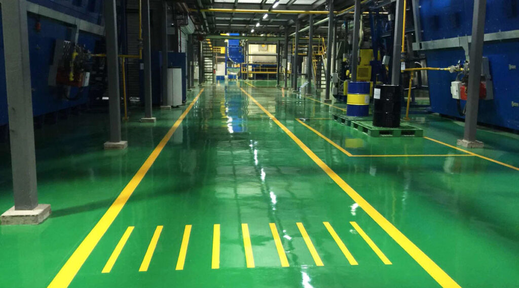 LifetechHN - Sơn kẻ vạch nhà xưởng, kho bãi